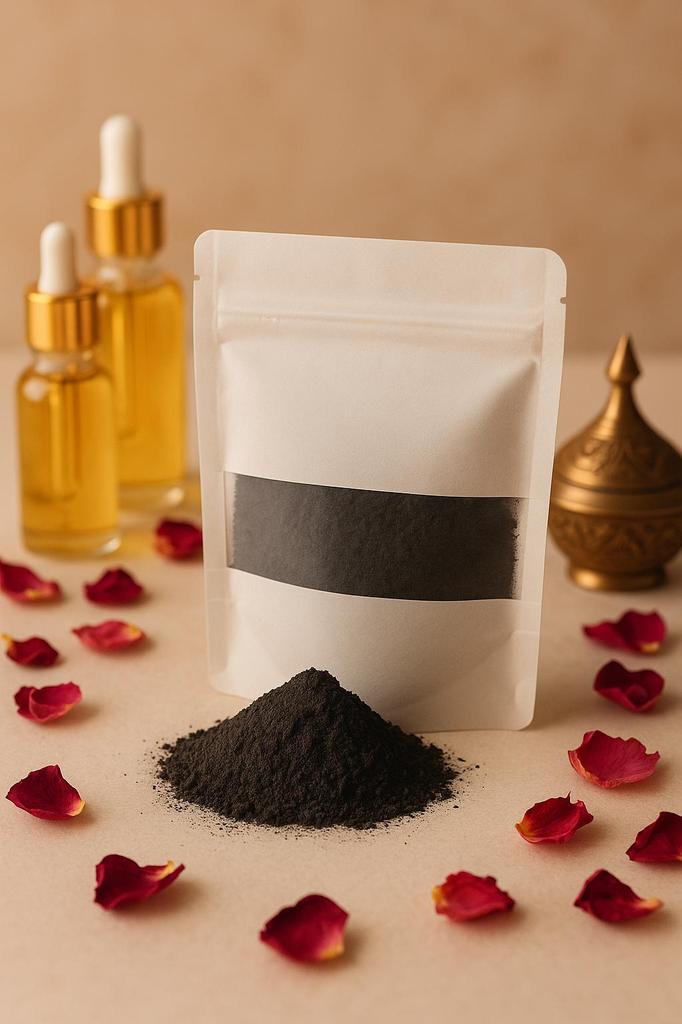 100g Traditional Moroccan Khol Powder – 100% Natural Eyeliner – Eye Soothing & Protective Care – Large Cosmetic Pack