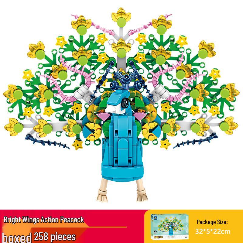 Кай Чжи Совместимая Лего Игрушка Насекомое: Mantis Конструктор для детей, Развивающий пазл с животными в подарок