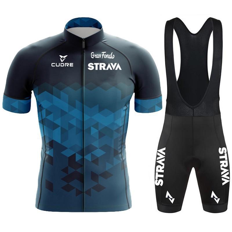 Men Women Cycling Jersey Set Short Sleeve Bib Shorts Breathable Moisture Wicking Bike Outfit