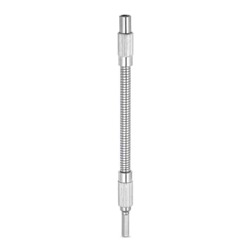 1/4" Hex Shank Flexible Screwdriver Extension Bendable Drill Bit Extension Hard To Reach Areas