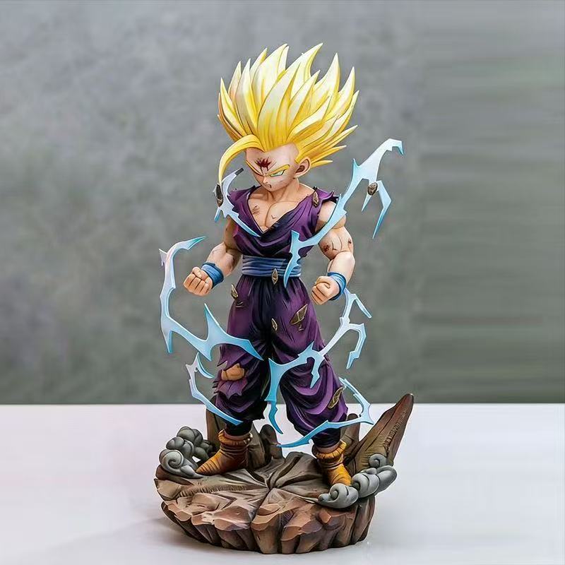 29 см/11,42 дюйма Фигурка Dragon Ball Z Сон Гохан Сменные головы Гохан Супер Сайян ПВХ Фигурки Действия Коллекционная Модель Игрушки Подарки