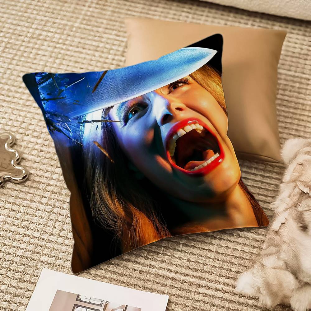 A-american TV H-horror Stories Pillow Case Anti-dustmite Invisible zipper Sofa Bed
