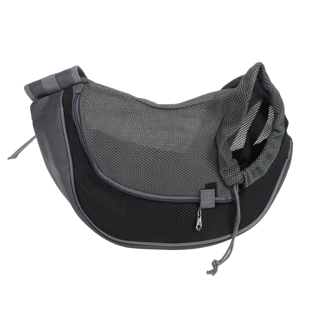 Pet Dog Sling Carrier Adjustable Belt Breathable Mesh Hand Free Puppy Sling Bag for Cats Outdoor
