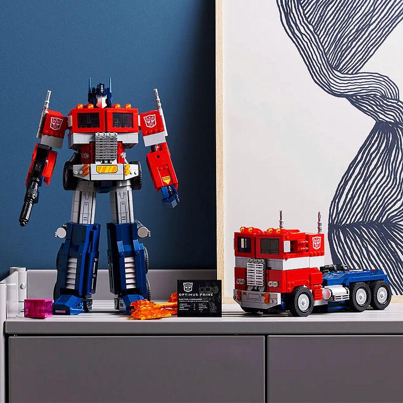 Creative Expert Optimus Prime Building Blocks Model 10302 Auto Robot Truck MOC Assemble Bricks Toy Gift For Children Kids