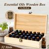 Для doTERRA 32 ячейки Деревянная коробка для эфирных масел Натуральное дерево Ароматерапия Деревянная коробка Органайзер для хранения сокровищ и украшений Ручная работа