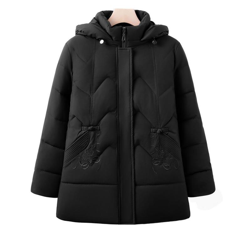 Новая хлопковая куртка для мамы, среднего и пожилого возраста, бабушки, зимняя одежда, большого размера, хлопковая куртка, повседневная куртка, зимняя одежда