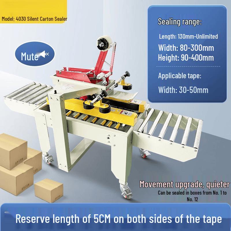 Jiashuer Automatic Carton Sealing & Packing Machine CN plug (adapter included)