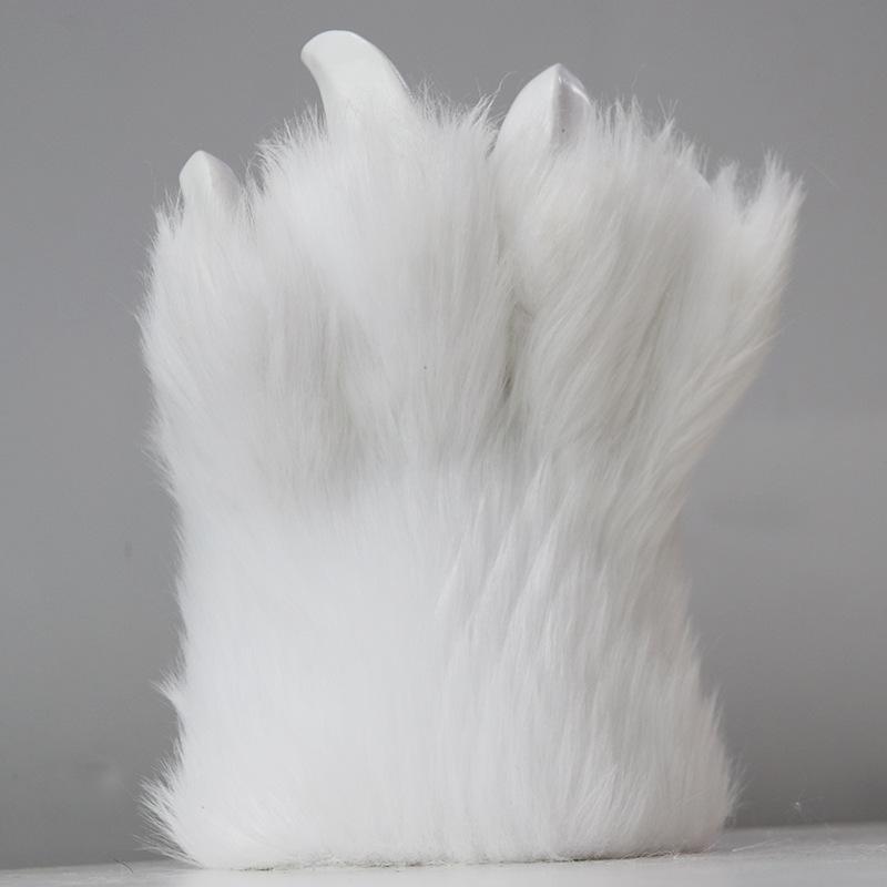 New Plush Bear Paw Gloves Halloween Cute Animal Claws Cosplay Funny Costume Props