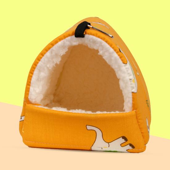 Гнездо для хомяка, висит, толстое, большое, пространство, защита, среда обитания, сохраняет тепло, плюшевое, мягкое, красочное