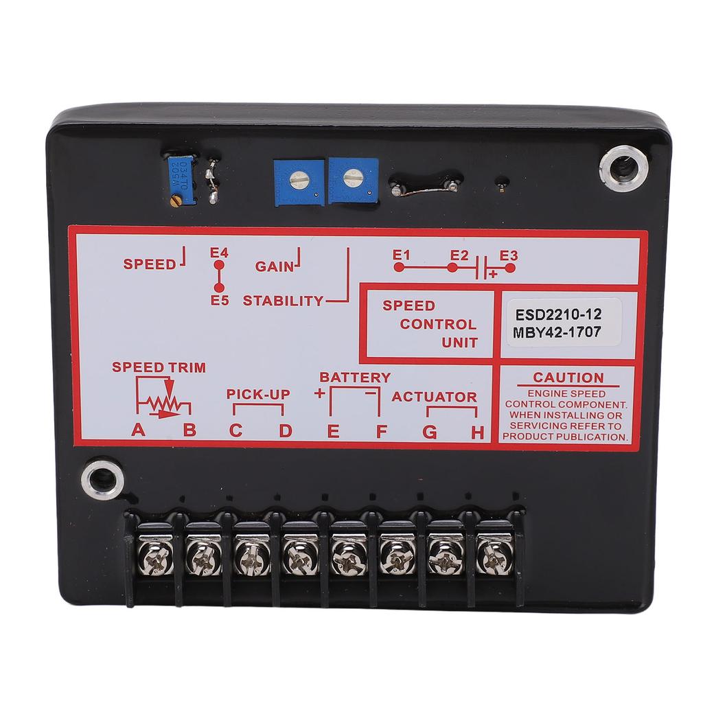 Панель управления регулятором двигателя генератора ESD2210 12 Электронный регулятор скорости генераторной установки DC12?24V