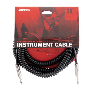 Специальная серия витого инструментального кабеля D'Addario (9,1 м СС) PW-CDG-30BK