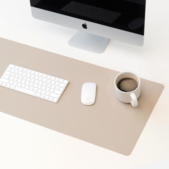 Двусторонний коврик для мыши Simple Life бежевого цвета - популярная фраза в Корее.