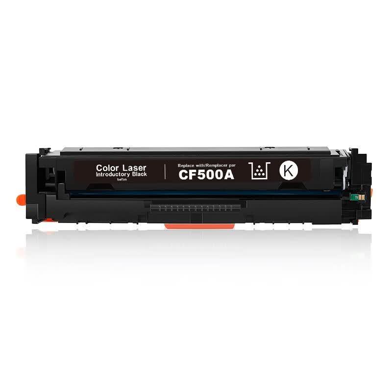 Совместимый черный картридж с тонером Befon CF500A с чипом