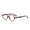 Anti-Blue Flat Glasses Retro Tortoiseshell Nerd Glasses Frame Oval Small Frame Sunglasses Women