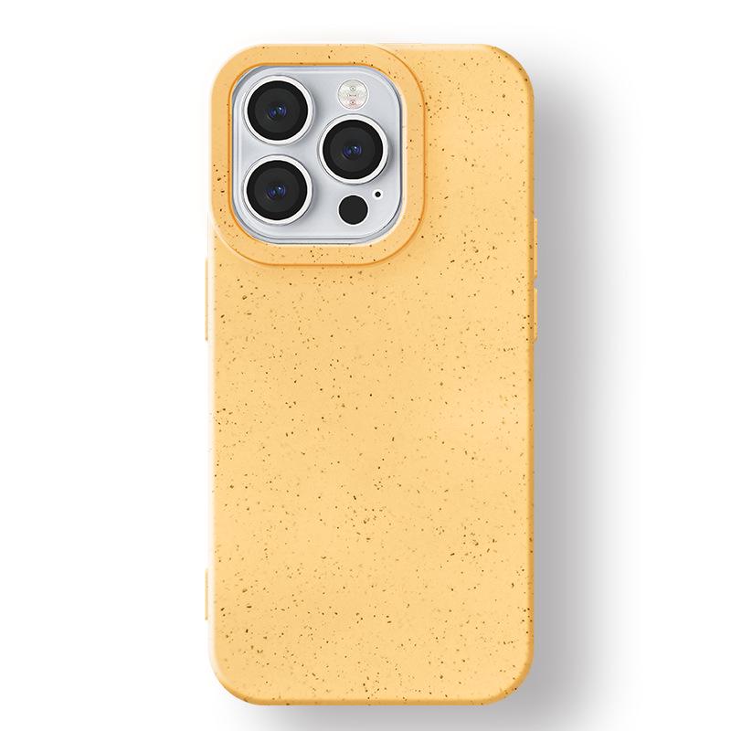 **Чехол Zhitai iPhone 15 Pro Wheat Shell для Apple 14/13 Pro Max: Однотонный силиконовый защитный чехол для iPhone 11**