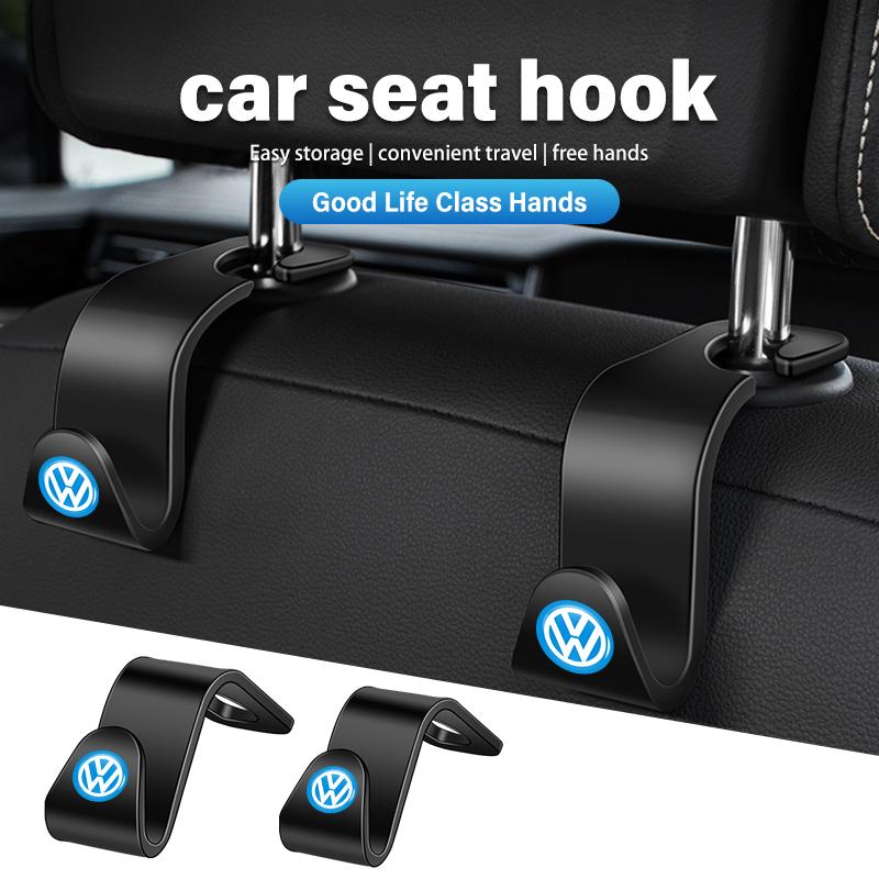 Car Seat Pillow Rod Hook PP Material Auto Back Seat Organizer For Volkswagen VW Scirocco Passat Polo B5 B6 B7 CC Tiguan Sharan zj2