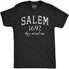 Мужская футболка Salem Mass 1692 They Missed One Смешная шутка про охоту на ведьм на Хэллоуин для парней