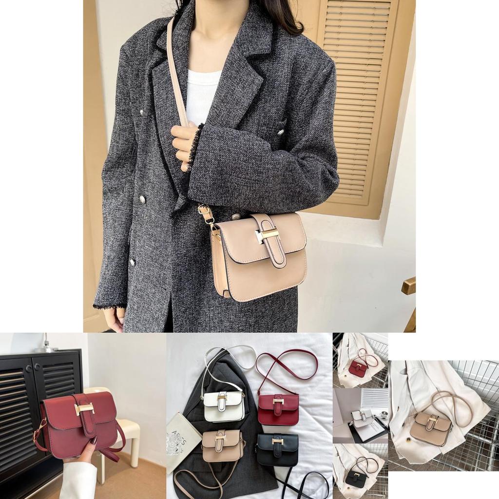 Fashionable Vintage Small Shoulder Bag For Women Stylish Pu Retro Crossbody Handbag
