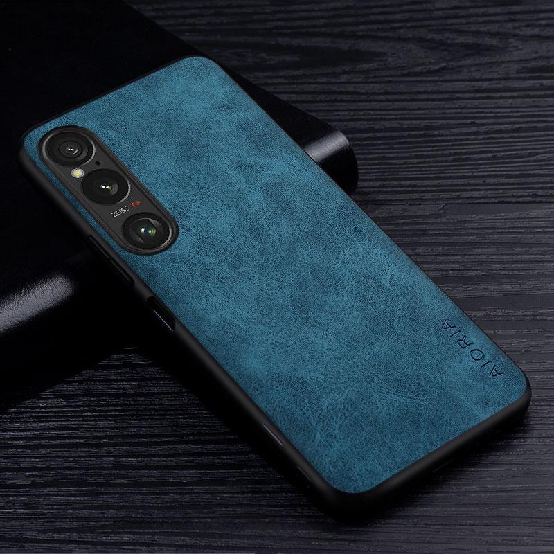 Премиум-чехол для телефона из искусственной кожи для Sony Xperia 1 10 VI, устойчивый к царапинам однотонный чехол для xperia 1 10 vi Case