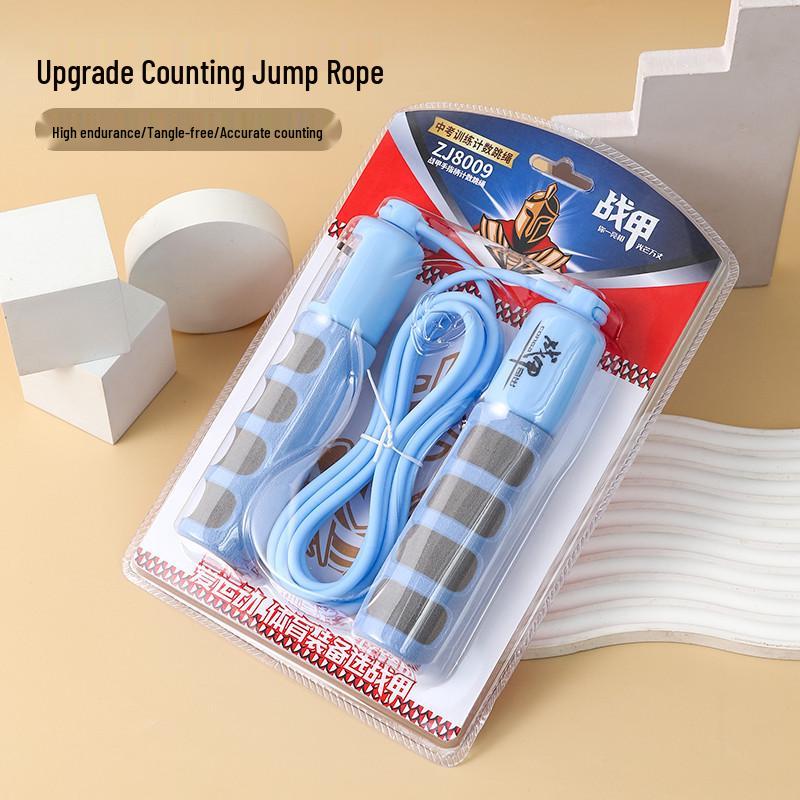 Регулируемая скакалка со счетчиком для студентов и взрослых - Идеально подходит для фитнеса, подготовки к экзаменам и домашних упражнений.