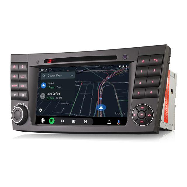 EU Erisin ES8580E 7" IPS Android 13.0 DSP CarPlay Автомобильный для DVD-плеера GPS Совместимый Benz E-Class W211 G Class Разделенный экран