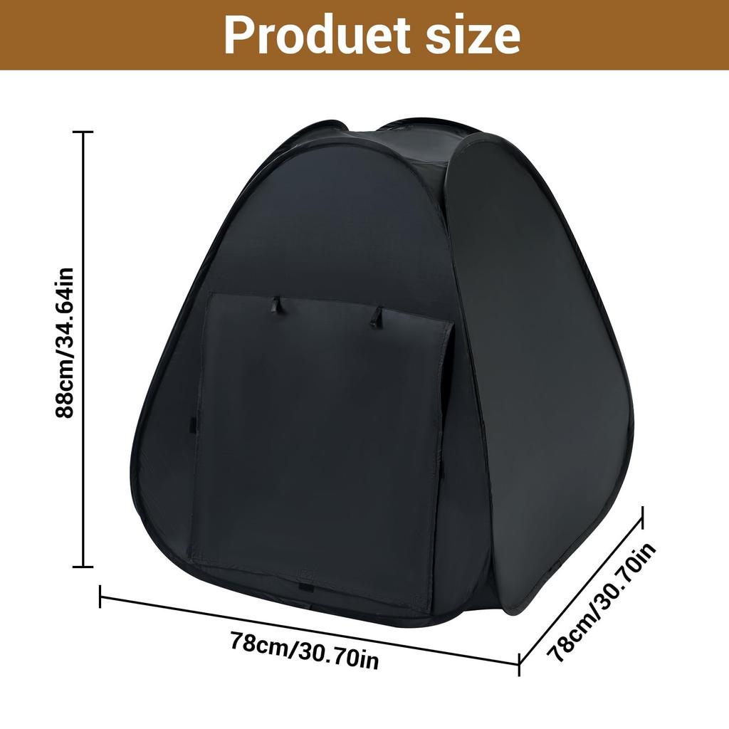 Blackout Sensory Tent Foldable Kids Calm Corner Tent With Storage Bag Blackout Tent Children Indoor Tent For Autistic Children