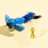 Flying Bird Cat Toy Self-entertainment Bird-Shaped Realistic Bird Sound Cat Toy Vivid Chirping Simulation Bird Interactive Cat