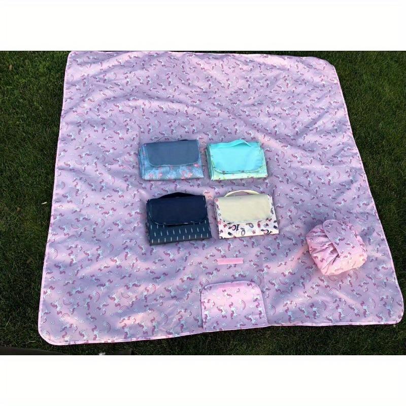 1 шт. Новый водонепроницаемый складной коврик для кемпинга на открытом воздухе, широкий коврик для пикника, клетчатое пляжное одеяло, многопользовательский туристический коврик