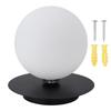 White Glass Globe Ceiling Light 18cm Diameter G9 Base Globe Shape Ceiling Lamp for Hallway Entrance