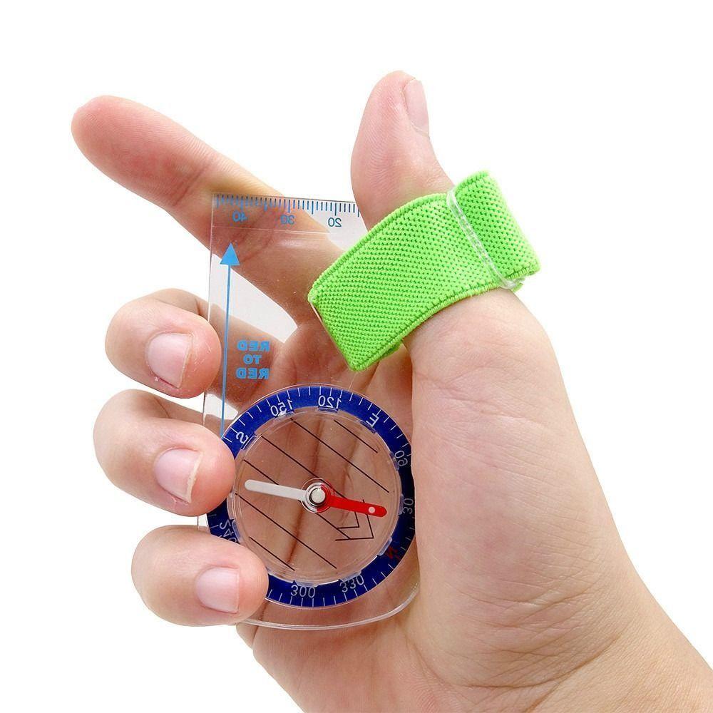 Tool Handheld Transparent Mini Ruler Compass Compass Ruler Outdoor Navigation Map Reading Scouts