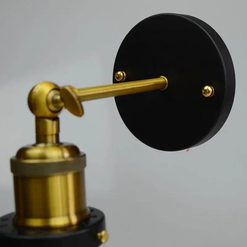 Светодиодная настенная лампа Nordic Vintage Glass Loft Retro Industrial Lighting Fixture Sconce Aisel Hallway Bedside Bar Decor Lights