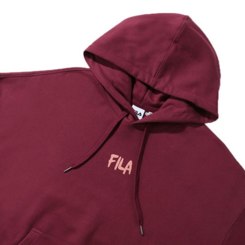 Fila Men S Overfit Typography Hoodie fS2pod3125x Dpm