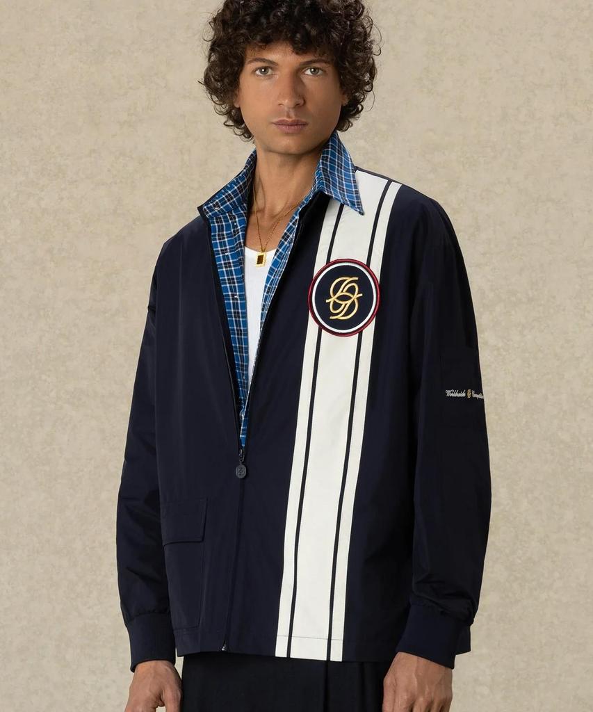 DROLE DE MONSIEUR D Mirror Nylon Racing Jacket D0Jaa26104Nyx