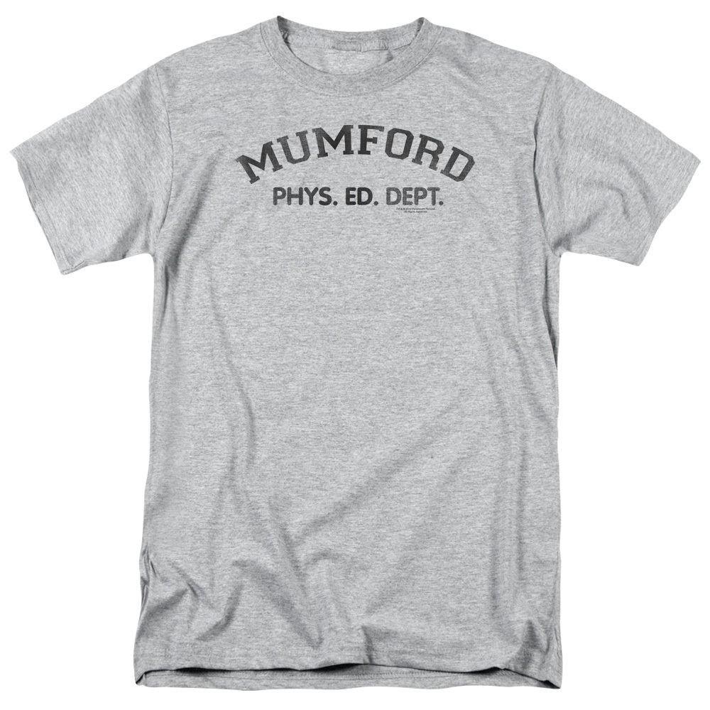 Серый Полицейский из Беверли-Хиллз 'Mumford Phys. Эд. Отд. Графическая футболка
