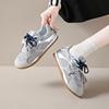 CRLAYDK Cloud Sneakers for Women Lace Up Trendy Gum Sole Shoes Mesh Walking Casual Tennis Ladies Anti Slip Comfortable Trainers