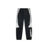 Li Ning Sports Trend Series Повседневные Универсальные Удобные Простые Цветные Блоки Эластичные Трикотажные Спортивные Брюки с Манжетами Мужские Брюки Черные AYKV161-3