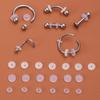 Silicone Piercing Jewelry Pad Healing Discs Flexible Anti Hyperplasia