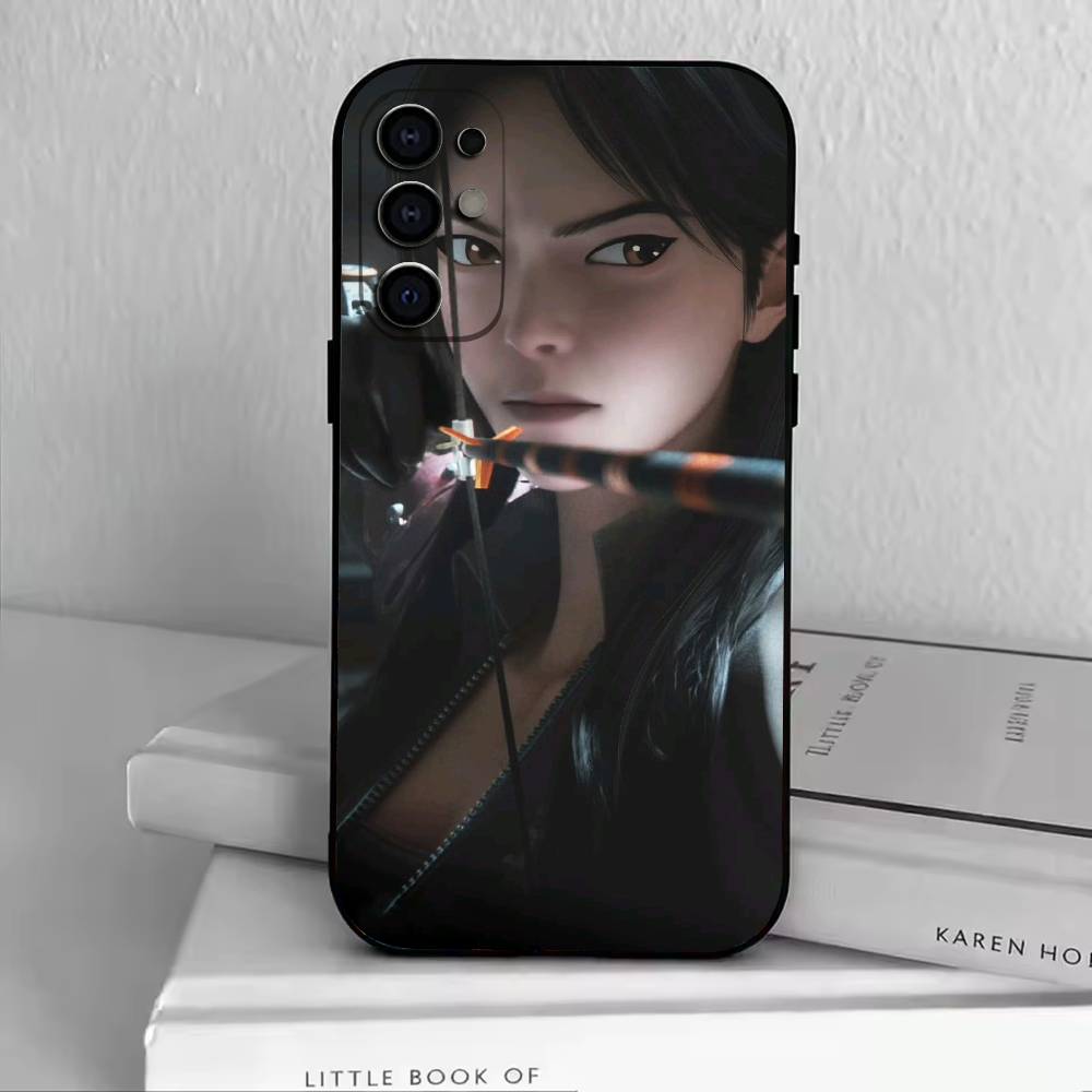 L-Ling Cage  Phone Case For Samsung S25,S24,S21,S22,S23,S30,Ultra,S20,Plus,Fe,Soft Silicone Black Cover