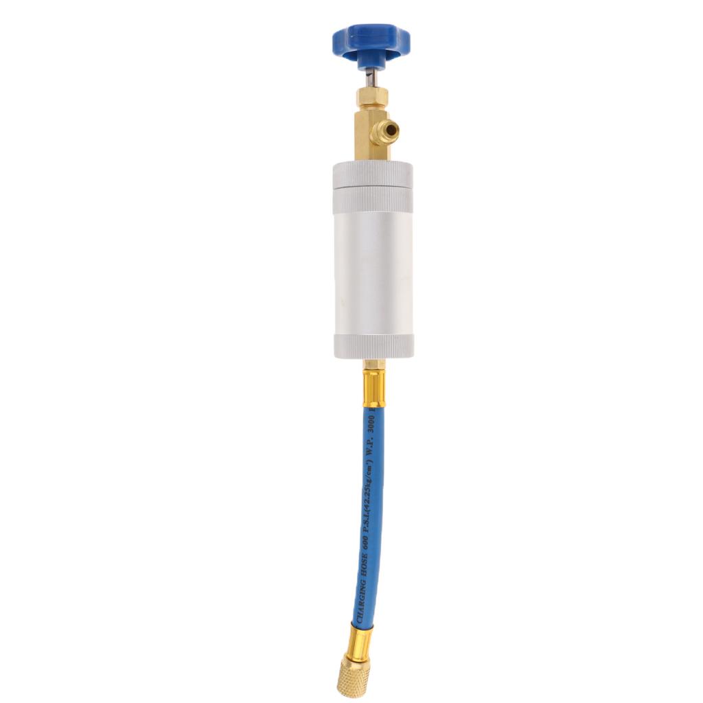 R134A R12 R22 Oil Filling Pipe Air Conditioner Additive Tool for Car AC Refrigeration System Repair