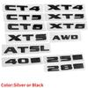 1Pcs/set  Car Logo Sticker Emblem Badge Decal Suitable for Cadillac CT4 CT5 CT6 ATSL XTS XT6 XT5 XT4 Rear Tail Car Label Letter Sticker