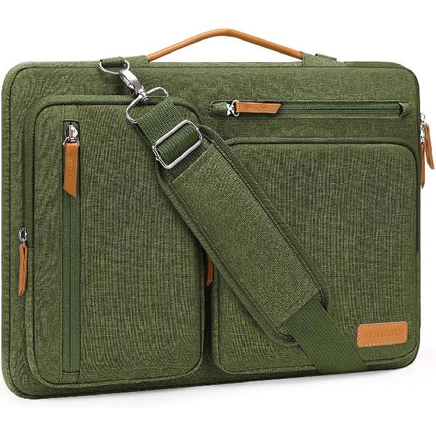 MOSISO 360 Protective Laptop Shoulder Bag 15.6 inch,15-16 inch Laptop Bag