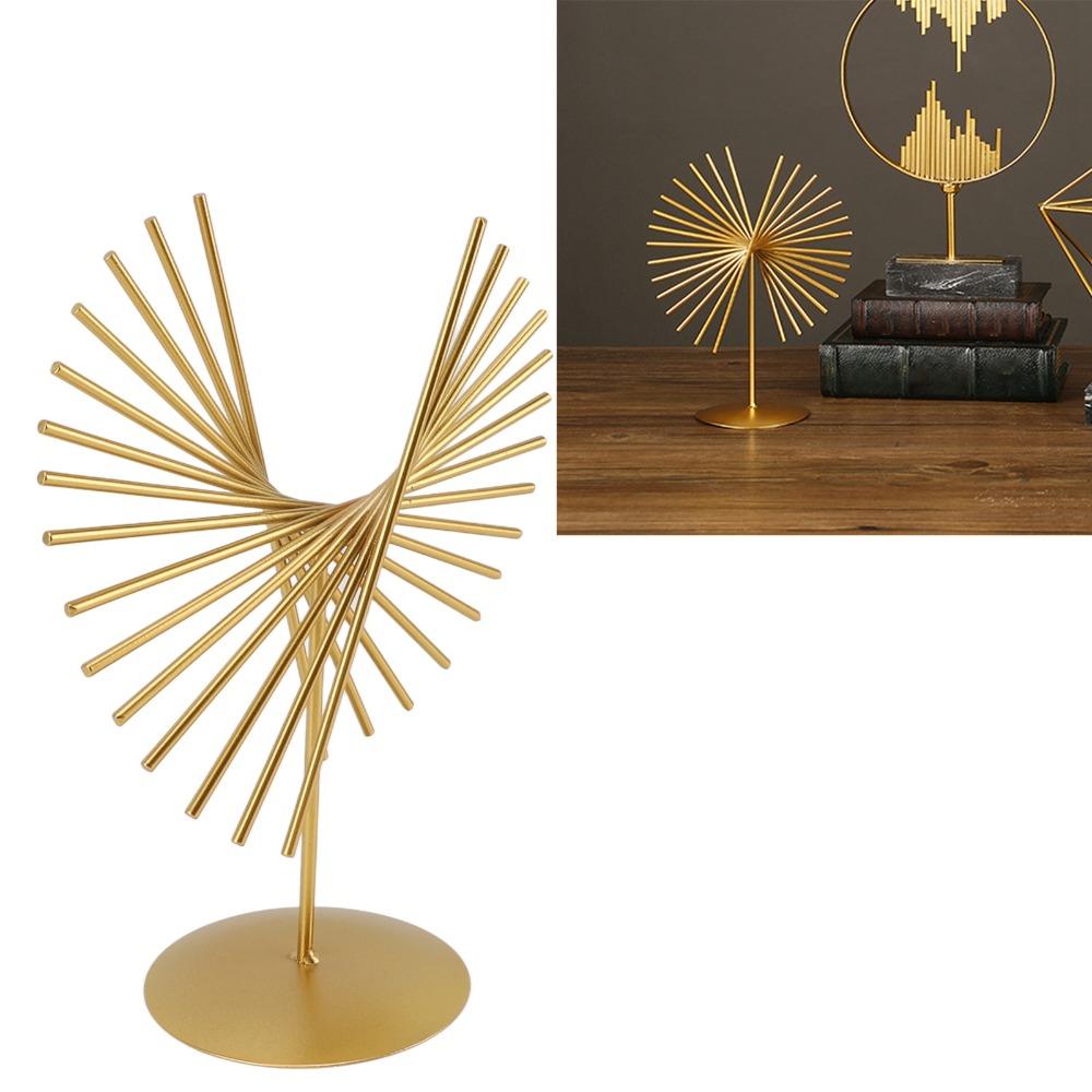 Iron Metal Tabletop Decorative Statue Indoor Display Metal Artwork Showroom Interior Decor
