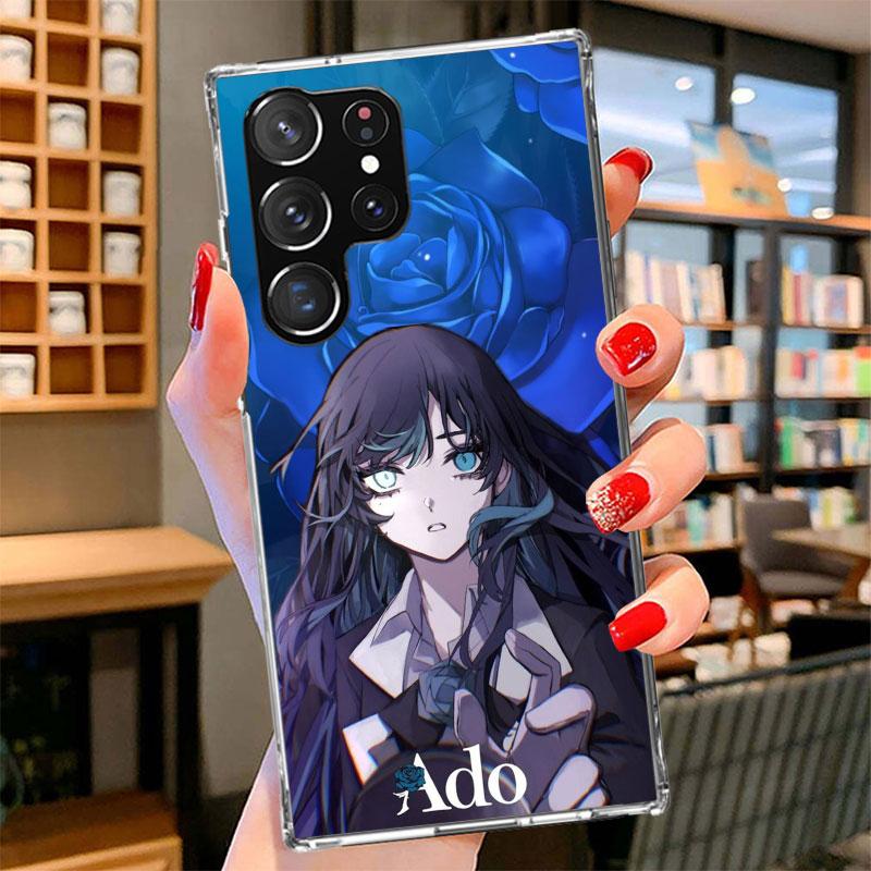 Ado Kyogen X Uta Phone Case For Samsung Galaxy S26 S25 Edge S24 Ultra S23 S22 Plus S21 S20 FE Soft Fundas Shell Galaxy S25 S24 S