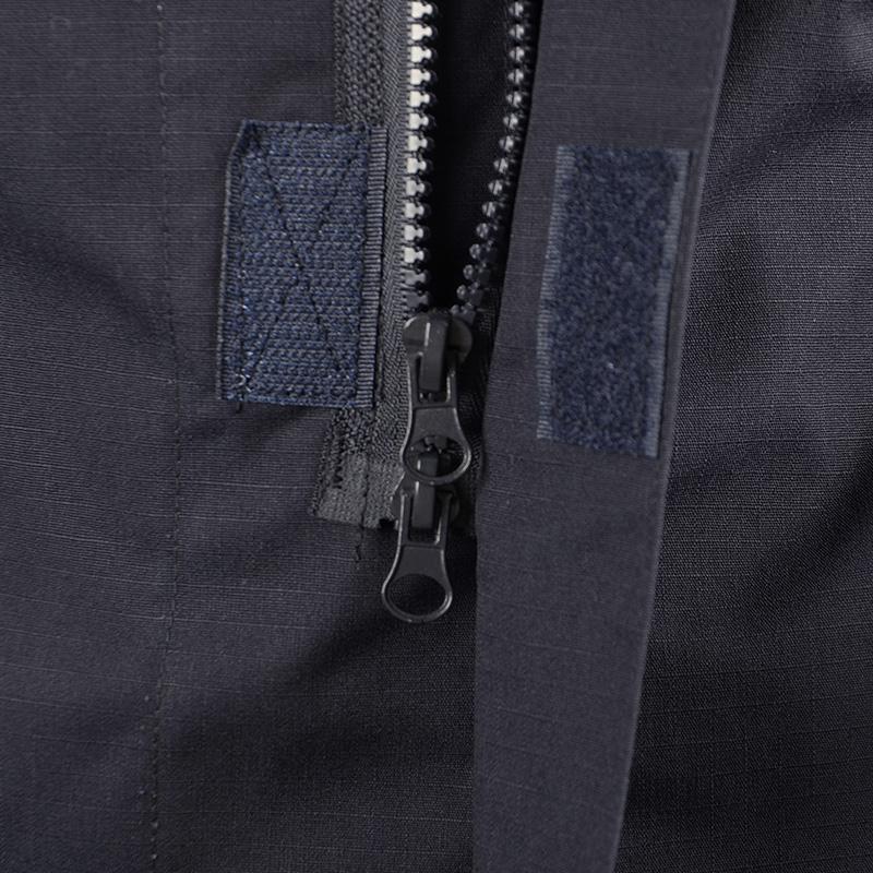 Темно-синяя рабочая одежда, костюм в стиле рибстоп, блузка, брюки, комплект, униформа полицейской охраны с ремешком для пистолета