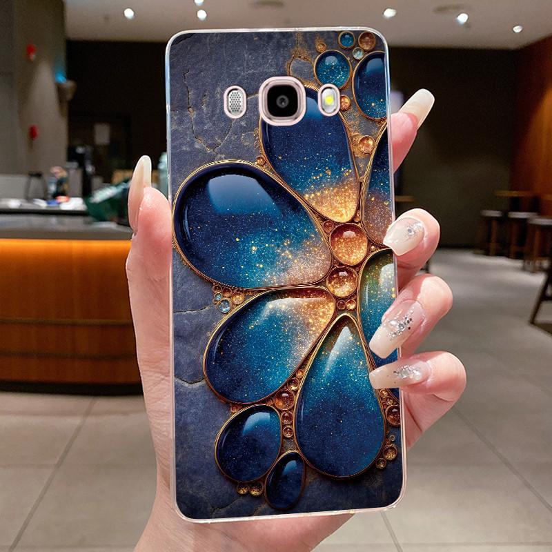 Casing For Samsung Galaxy J5 (2016) SM-J510F / J7 (2016) SM-J710F Soft Cover Luxury Dragon Cute Cool Boys Girls Transparent Case