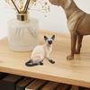 Simulation Cat Realistic Miniature PVC Solid Kitten Model Figurine Cute Animal Figure Model Desktop Ornament Car Home