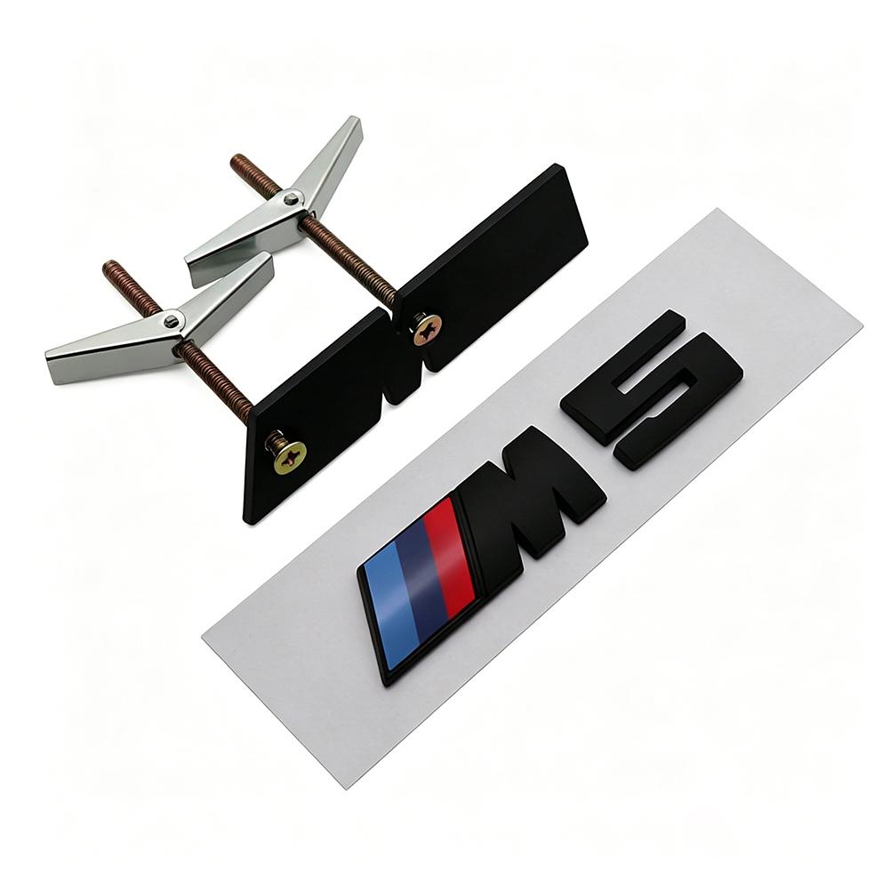 QXFA9 1Pcs M Logo 3D ABS Car Styling Front Grille Badge Emblem Accessory For BMW M M2 M3 M4 M5 M6 G80 G06 G07 G42 G14 G15 G16 F82 F20