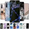 Чехол-обложка для Oppo Find X2 Lite Для OPPO Find X2 Neo Para Мраморный Мягкий Черный Силиконовый Чехол для Телефона Для Oppo FindX2 X2 PRO Fundas