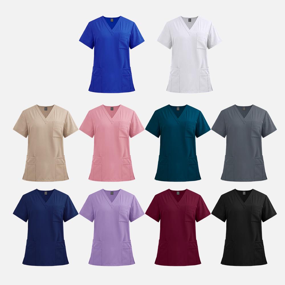 Multicolor Split Nurse & Technician Protective Uniforms