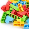 Строительные блоки Игрушки Монтессори Башня Блоки для складывания Игра Игрушки для раннего развития Развлекательные и познавательные развлечения для детей Ребенок